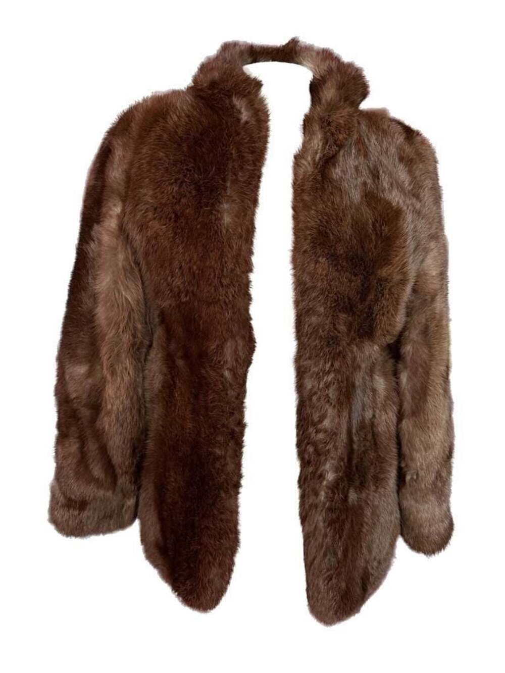Vintage Jacques Saint Laurent for City Furs Brown Real Fur Jacket - Picture 7 of 7